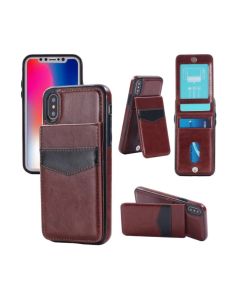 Duo-layer Cardslot Protection Case Cover for iPhone X/ XS