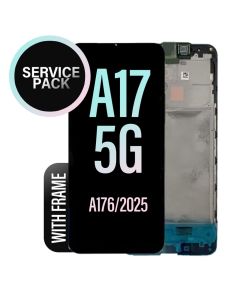 Galaxy A17 5G LCD Touch Screen Assembly with Frame (A176B)- Service Pack