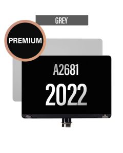Macbook Air 13 A2681 LCD Assembly Complete- Space Grey (M2)