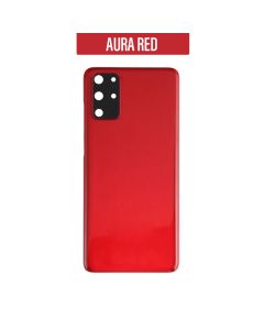 Galaxy S20 Plus/ S20 Plus 5G Back Glass Cover with Camera Lens-Aura Red