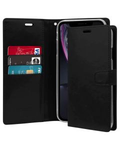 Mercury Blue Moon Diary Wallet Leather Flip Case Cover For iPhone XR