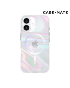 Case-Mate Soap Bubble MagSafe Case Cover For iPhone 16 - Iridescent 