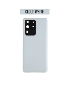 Galaxy S20 Ultra / S20 Ultra 5G Back Glass With Camera Lens - Cloud White