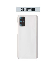 Galaxy S20 Plus/ S20 Plus 5G Back Glass Cover with Camera Lens-Cloud White