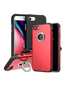 Baseus Magnetic Ring Case Cover for iPhone 7 8 SE 2020 SE 2022- Red