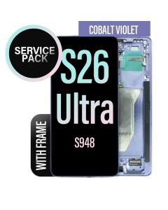 Galaxy S26 Ultra LCD Touch Screen Replacement With Frame - Cobalt Violet