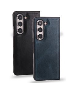 Enthrall Leather Case Cover For Galaxy Z Fold5 Black