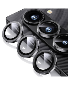 Galaxy Z Fold 7 Aluminum Alloy Camera Lens Cover Protector- Black 