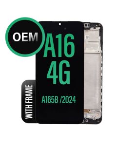 Galaxy A16 4G LCD Touch Screen Assembly with Frame (A165B) - OEM