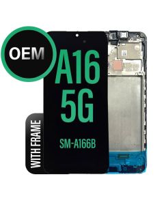 Galaxy A16 5G LCD Touch Screen Assembly with Frame (A166B) - OEM