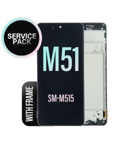 Galaxy M51 LCD Touch Screen Assembly with Frame
