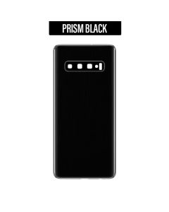 Galaxy S10 Back Glass Cover with Camera Lens - Prism Black