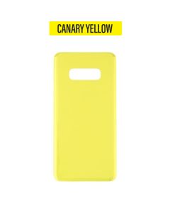 Galaxy S10E Back Glass Cover - Yellow