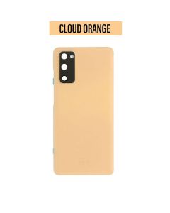 Galaxy S20 FE Back Glass Cover with Camera Lens - Cloud Orange