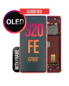 Galaxy S20 FE LCD Touch Screen Assembly with Frame OLED -Cloud Navy