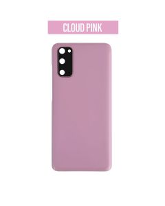 Galaxy S20/ S20 5G Back Glass Cover with Camera Lens - Cloud Pink