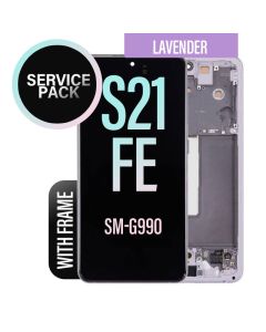 Galaxy S21 FE LCD Touch Screen Assembly with Frame - Lavender
