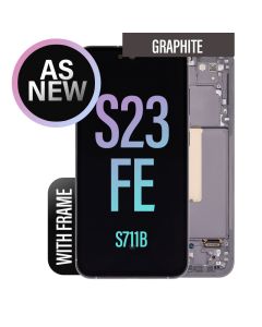 Galaxy S23 FE LCD Touch Screen Assembly with Frame- Graphite (As New)