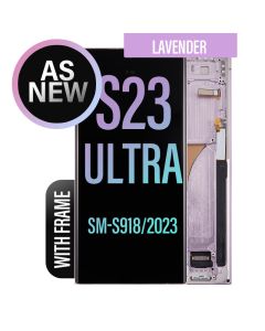 Galaxy S23 Ultra LCD Touch Screen Assembly With Frame- As New - Lavender