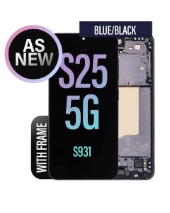 Galaxy S25 5G LCD Touch Screen Assembly witrh Frame- Blue Black (As New)