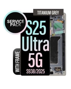 Galaxy S25 Ultra 5G LCD Touch Screen Replacement With Frame- Titanium Gray