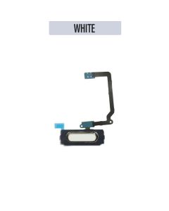 Galaxy S5 Home Button with Flex Cable - White