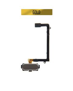 Galaxy S6 Edge Home Button Flex Assembly - Gold