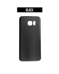 Galaxy S7 Edge Back Glass Cover - Black