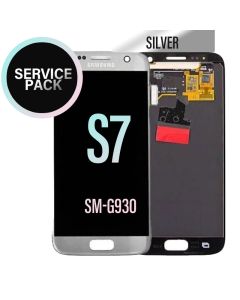 Galaxy S7 LCD Touch Screen Assembly - silver
