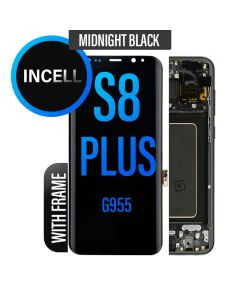 Galaxy S8 Plus LCD Touch Screen Assembly with Frame - Midnight Black Incell