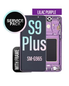 Galaxy S9 Plus LCD Touch Screen Assembly with Frame - Lilac Purple