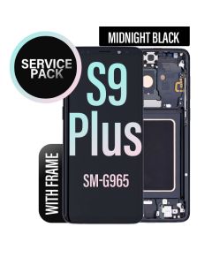 Galaxy S9 Plus LCD Touch Screen Assembly with Frame - Midnight Black