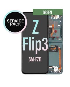 Galaxy Z Flip3 5G Complete LCD Touch Screen Assembly - Green