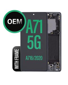 Galaxy A71 5G LCD Touch Screen Assembly with Frame- OEM