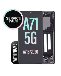 Galaxy A71 5G LCD Touch Screen Assembly with Frame- Service Pack
