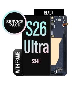 Galaxy S26 Ultra LCD Touch Screen Replacement With Frame - Black
