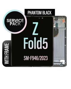 Galaxy Z Fold5 LCD Touch Screen Assembly Complete - Phantom Black