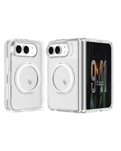 Stay Clear Rotative Magsafe Ring Case Cover for iPhone Duo