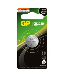 GP 3V 160mAh Lithium (LiMnO2) Coin Cell Battery - Card of 1
