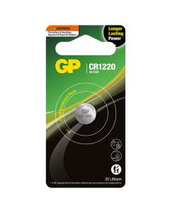GP 3V 36mAh Lithium (LiMnO2) Coin Cell Battery - Card of 1 D 12.5mm X H 2.0mm