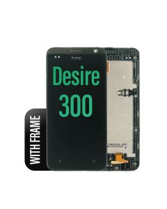 HTC Desire 300 LCD Touch Screen Assembly with Frame