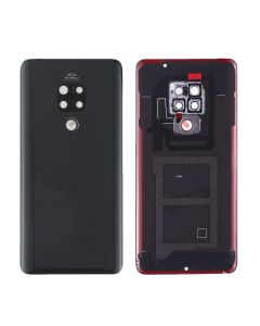 Huawei Mate 20 Back Glass Cover with Camera Lens - Twilight Black