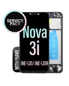 Huawei Nova 3i LCD Touch Screen Assembly with Frame (Service Pack)
