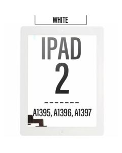 iPad 2 Touch Screen Assembly with Adhesive Tape and Home Key - White