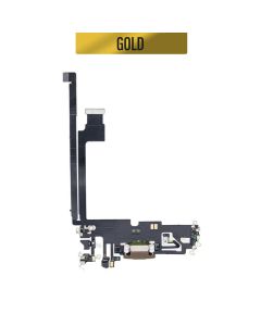 iPhone 12 Pro Max Charging Port Flex With IC - Gold