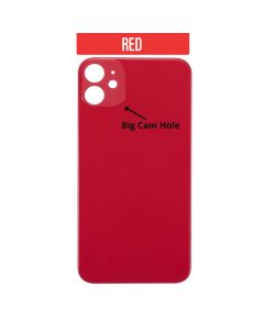 iPhone 11 Back Glass Cover (Big Camera Hole) - Red