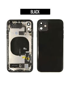 iPhone 11 Back Housing With Small Parts - Black