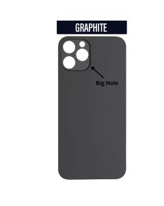 iPhone 12 Pro Back Glass Cover (Big Camera Hole) - Graphite