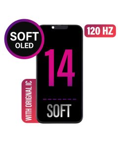 iPhone 14 Screen Replacement Assembly -SOFT OLED Soldered Original IC