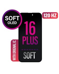 iPhone 16 Plus Screen Replacement Assembly -SOFT OLED-Soldered Original IC